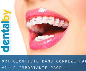 Orthodontiste dans Corrèze par ville importante - page 1