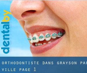 Orthodontiste dans Grayson par ville - page 1