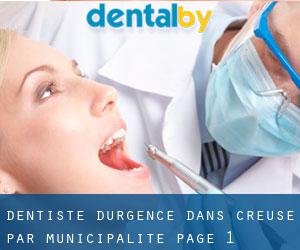 Dentiste d'urgence dans Creuse par municipalité - page 1