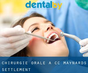Chirurgie orale à CC Maynards Settlement